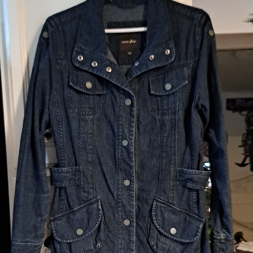 Cato Dark Indigo Jean Jacket